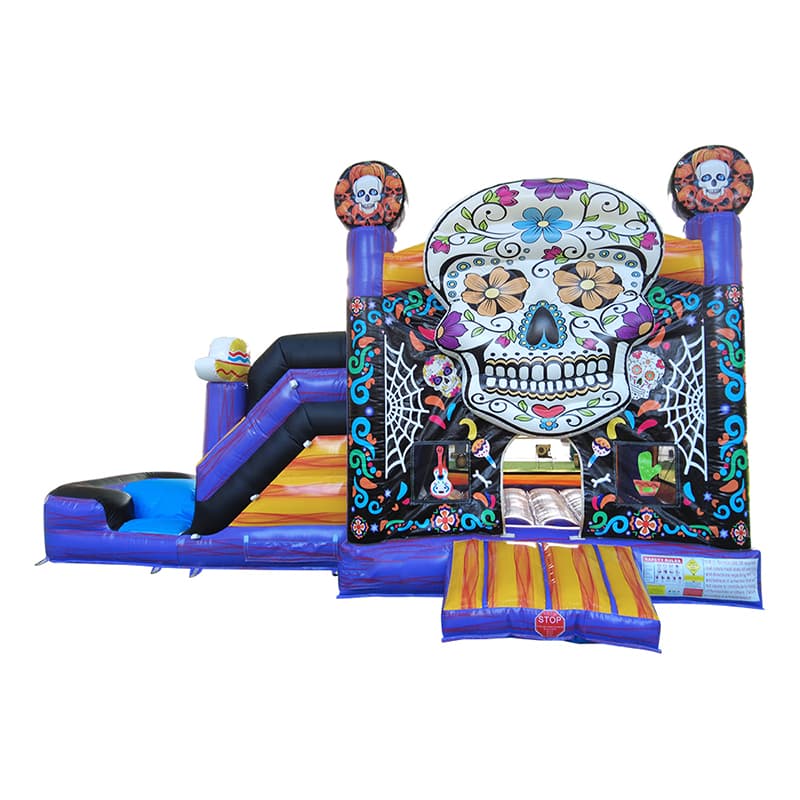 Customizable Skull Theme Inflatable Combo